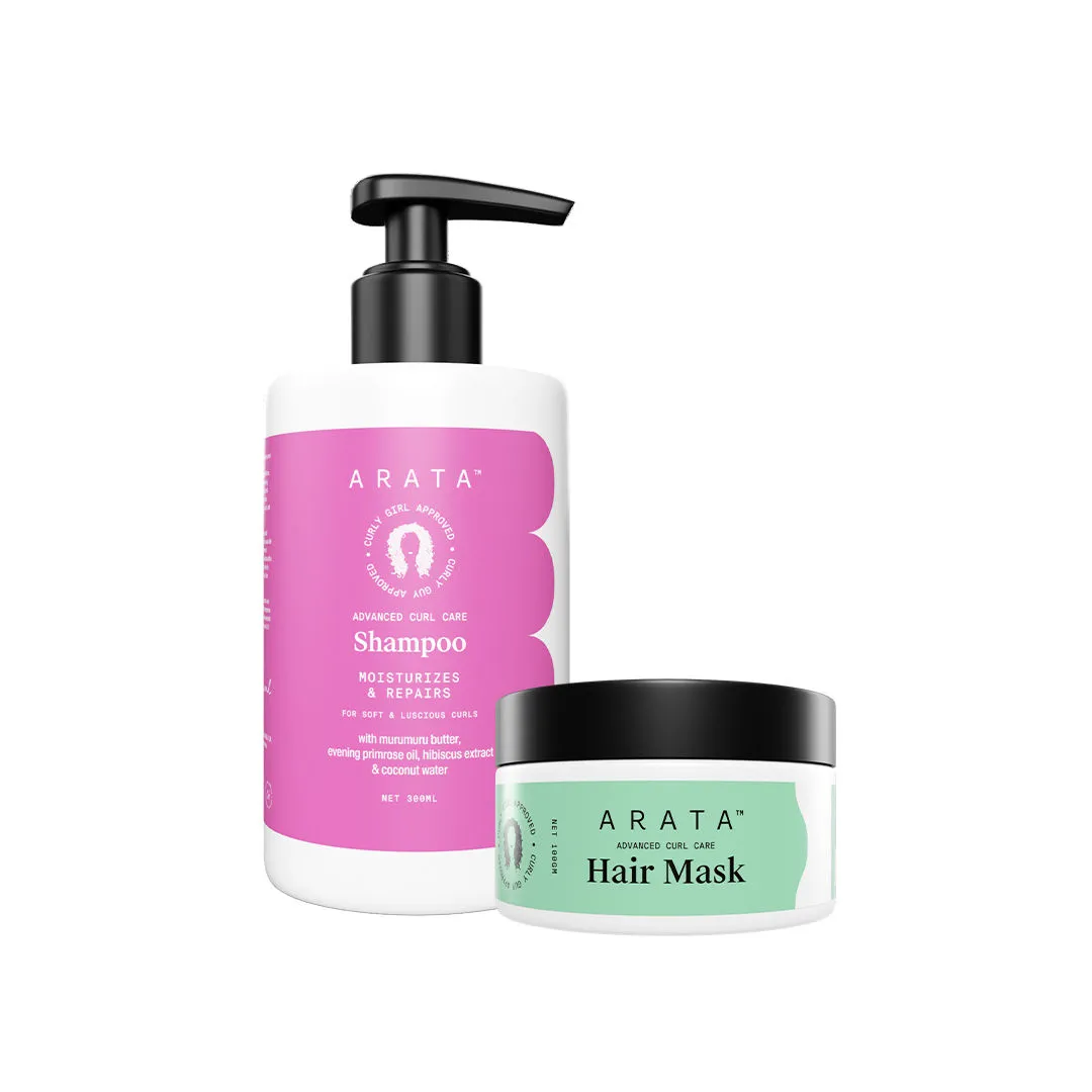 Arata Advanced Curl Care Detox Combo