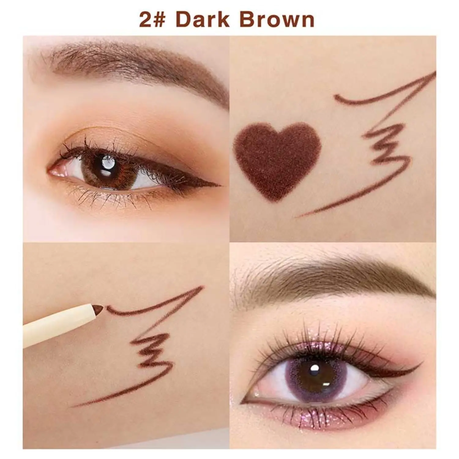 IMAGIC GEL EYELINER PENCIL - EY350-Dark Brown