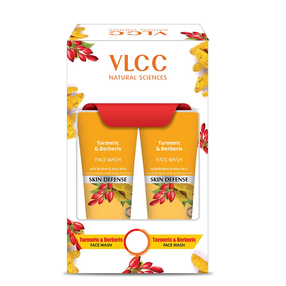 VLCC Turmeric & Berberris Face Wash (150 ml) (Buy 1 Get 1 Free)