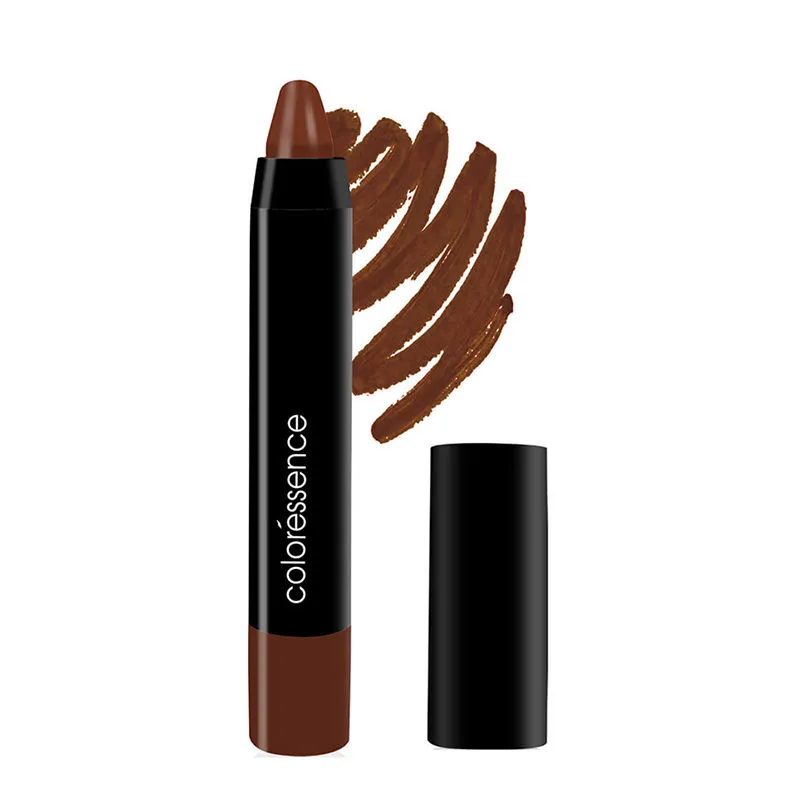 Coloressence High Pigment Matte Pencil, Long Stay Upto 8 Hrs Waterproof Crayon Lipstick, Cinnabar