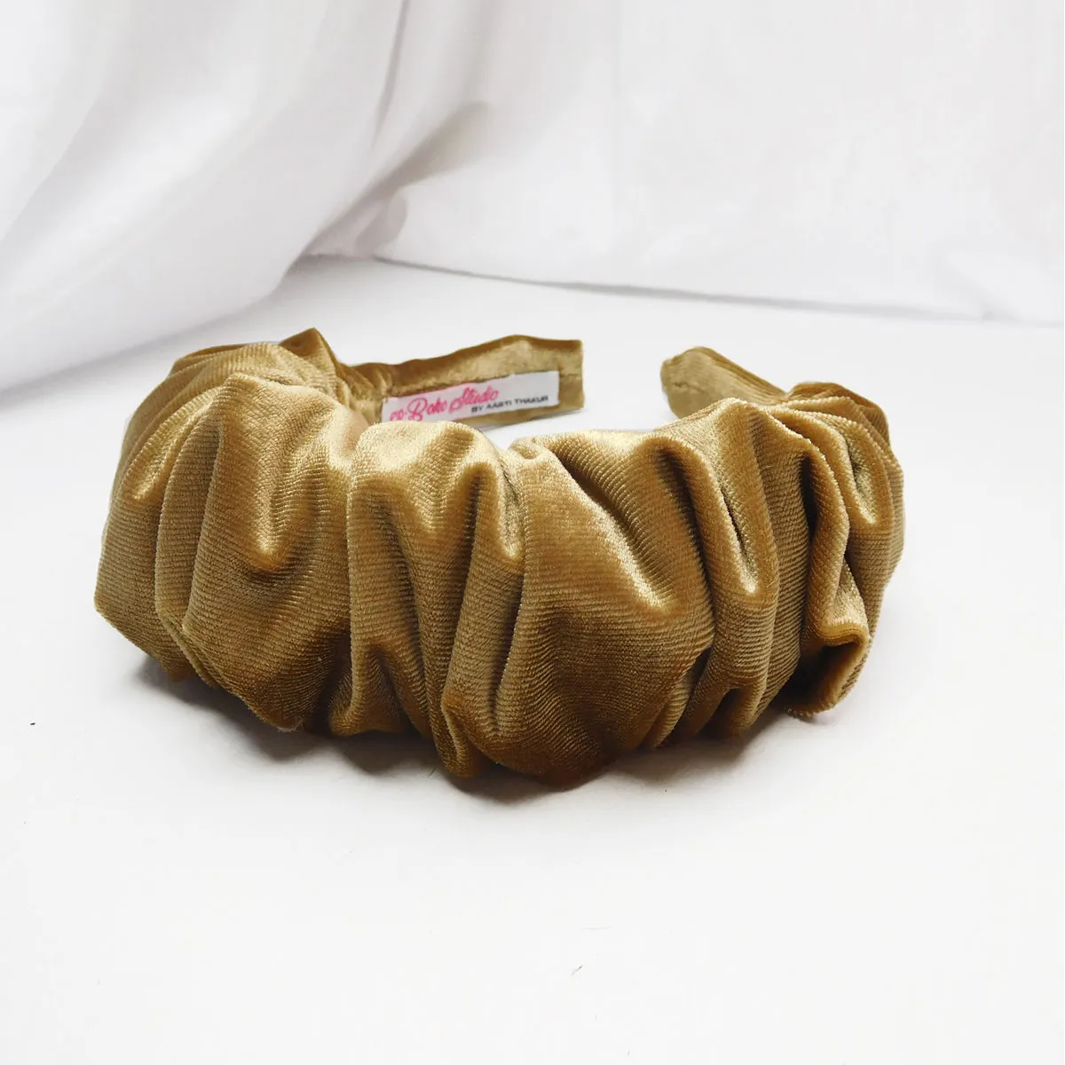 Soho Boho Studio Beatrice Bronze Vintage Ruffle Hairband