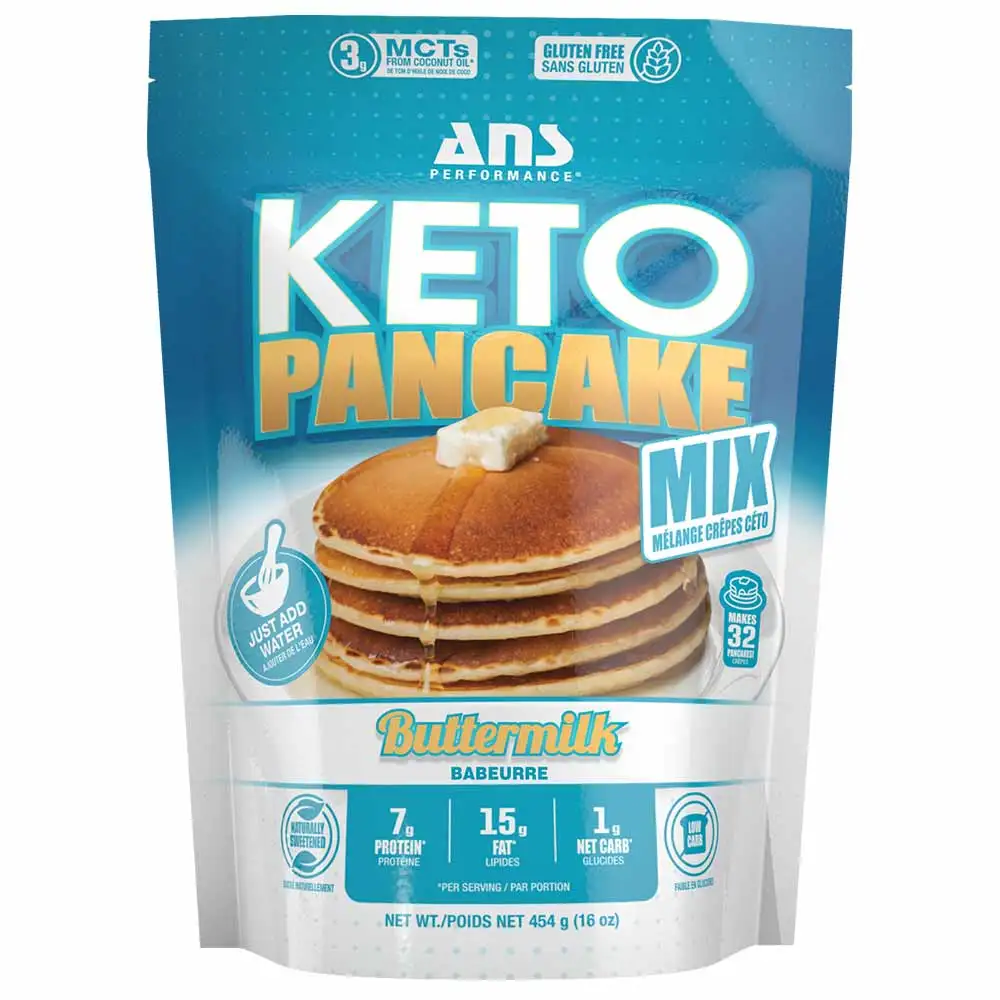 ANS Performance KETO Pancake Mix,  Buttermilk  454 g