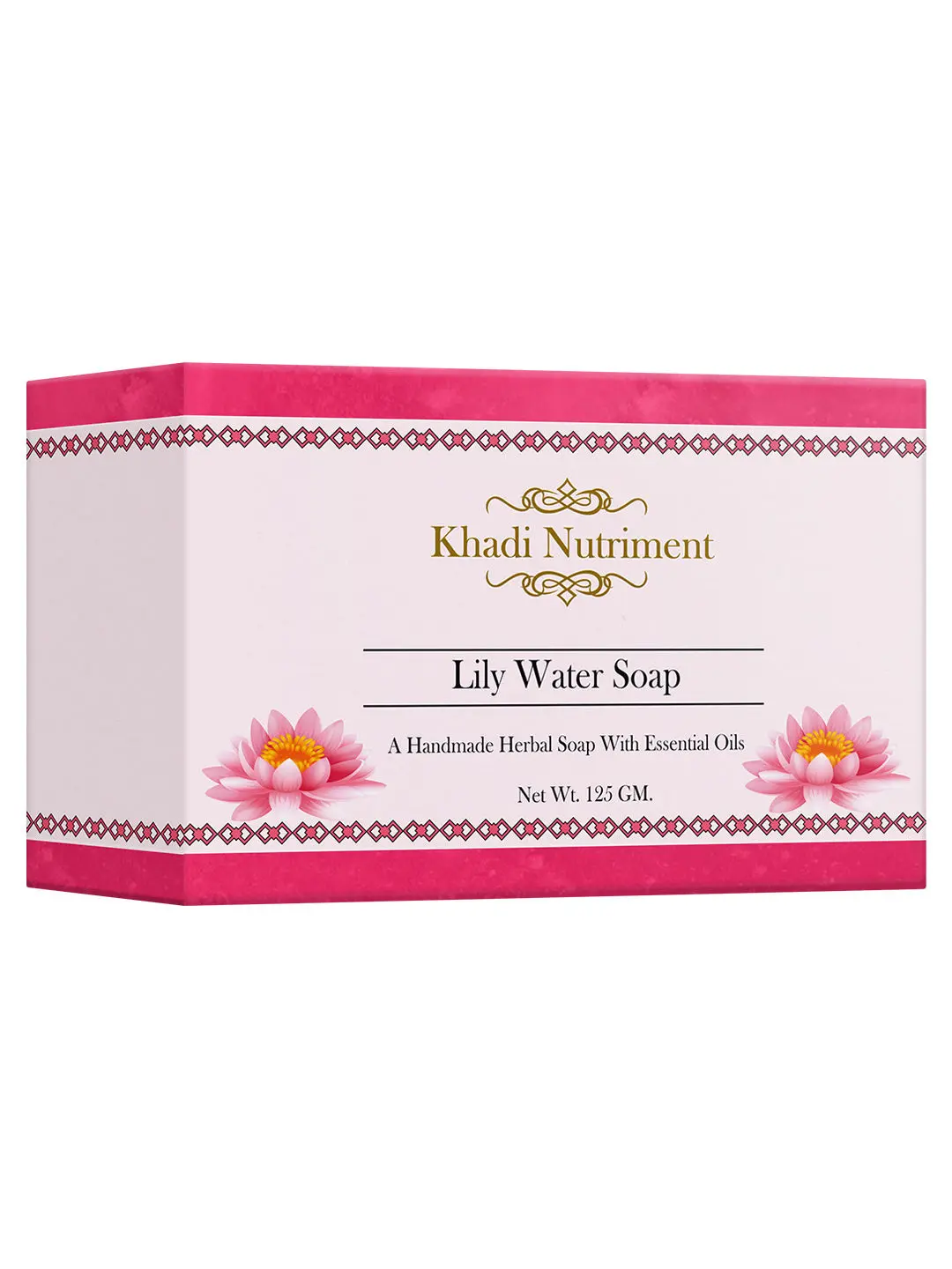 Khadi Nutriment Lily Water Soap,125 gm Soap for Unisex (Pack of 1)