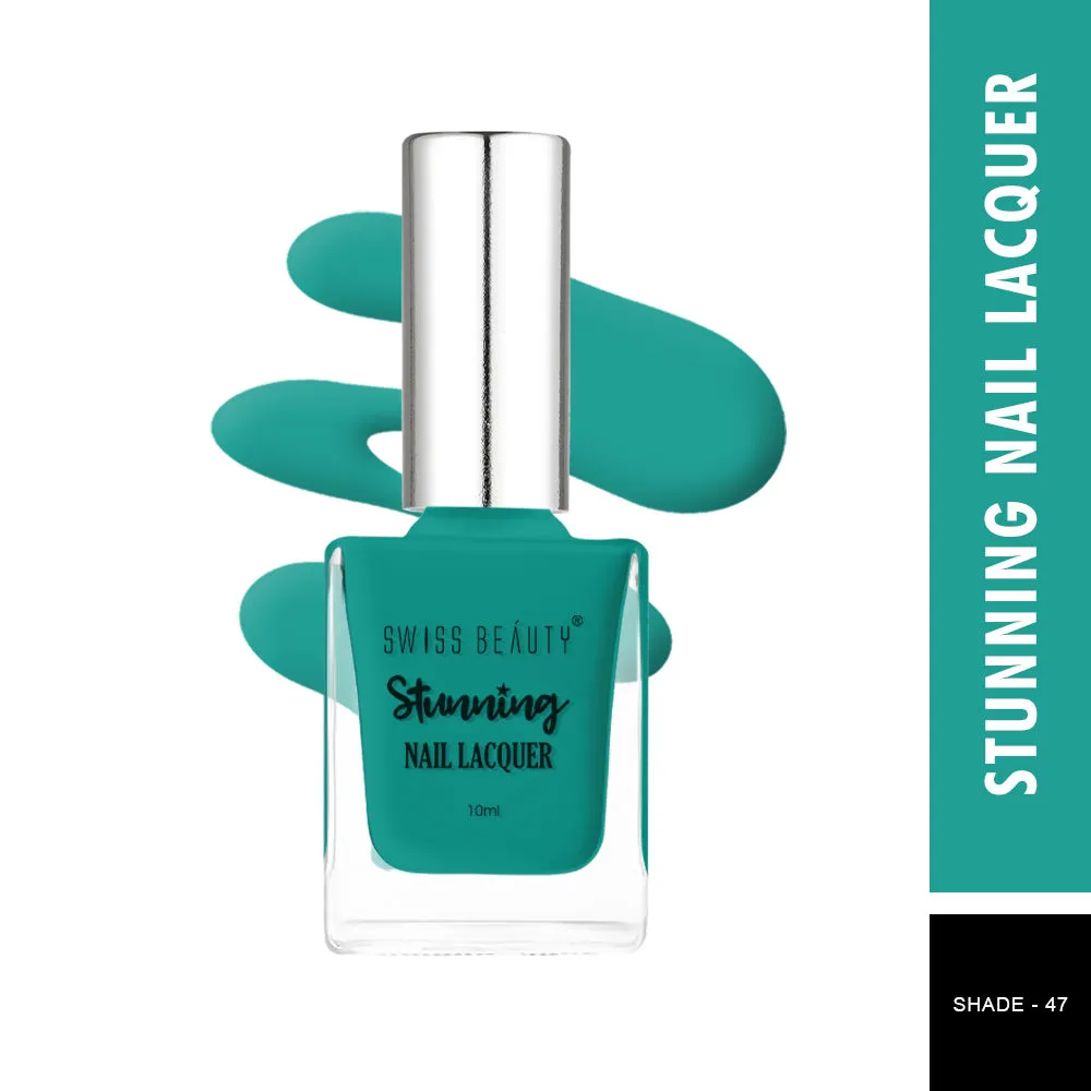 Swiss Beauty Stunning Nail Lacquer - 47 Fish Teal