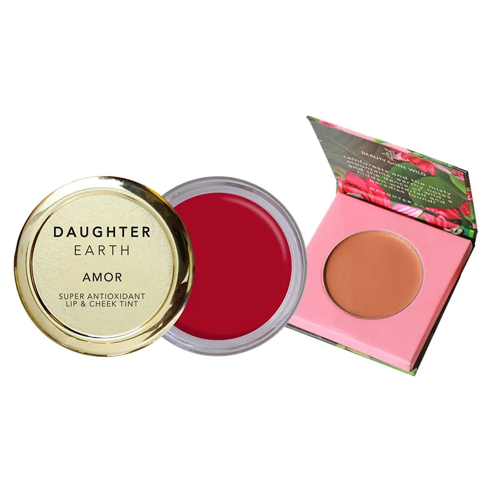 Daughter Earth Concealler (Mocha) + Lip And Cheek Tint (Amor)