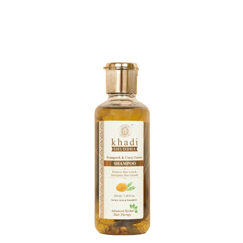 Khadi Shuddha Fenugreek & Currey Leaves Shampoo (210 ml)