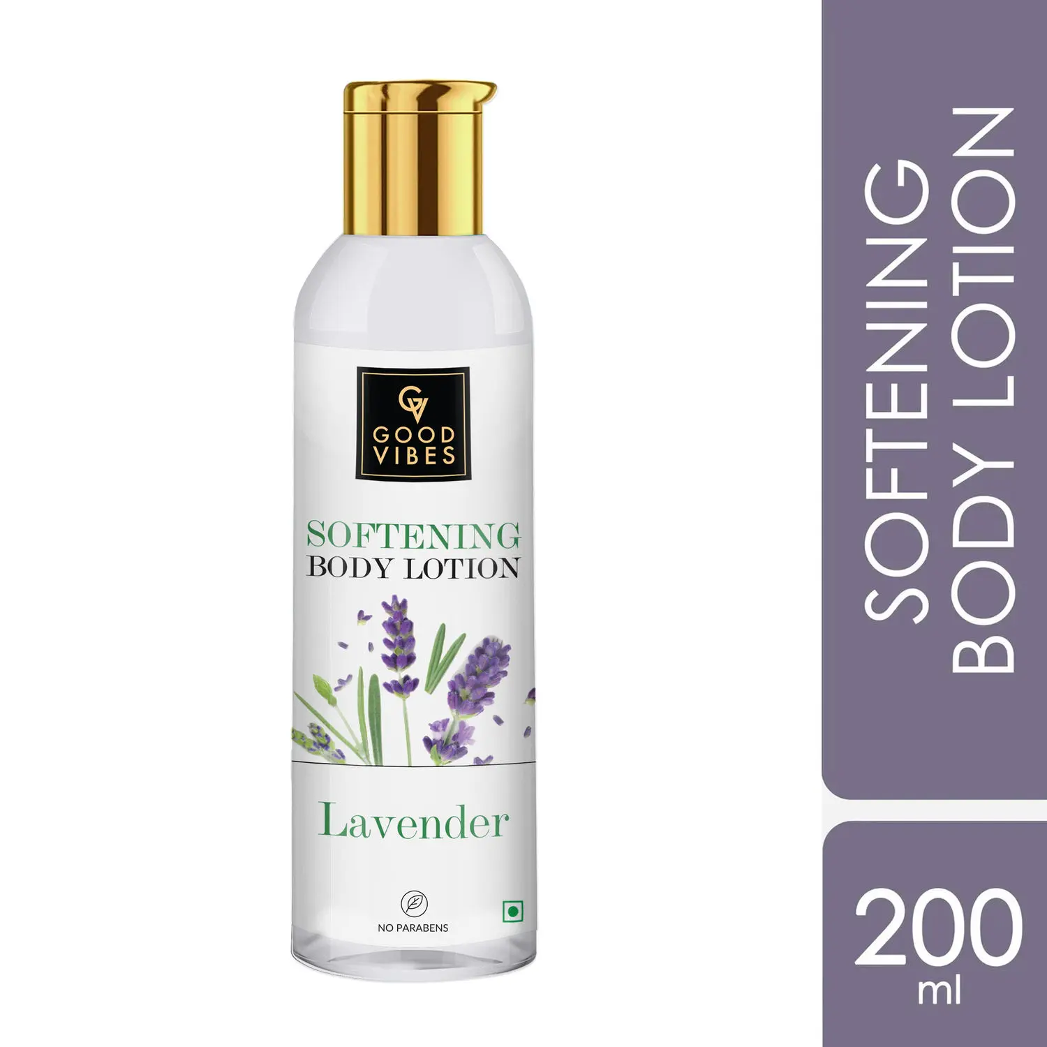 Good Vibes Lavender Softening Body Lotion | Hydrating, Moisturizing | No Parabens, No Sulphates, No Animal Testing (200 ml)