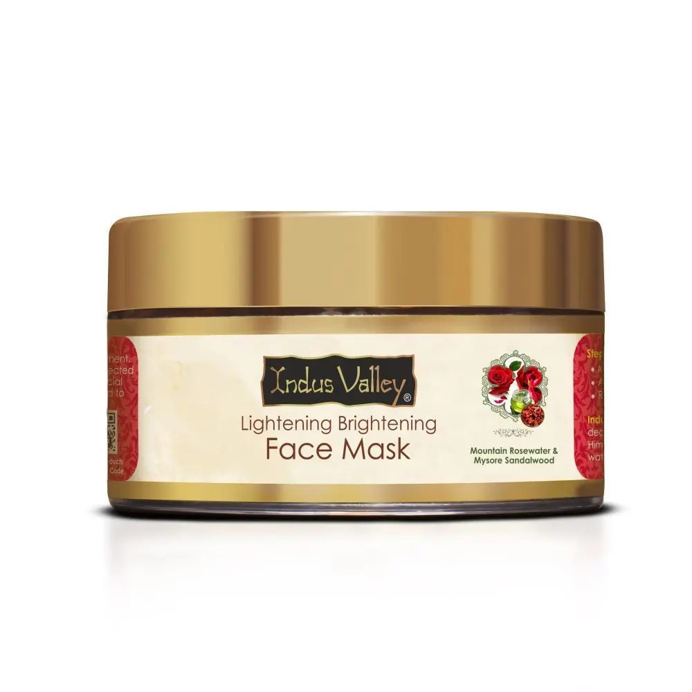 Indus Valley Lightening & Brightening Mask With Rose & Sandalwood (50 ml)