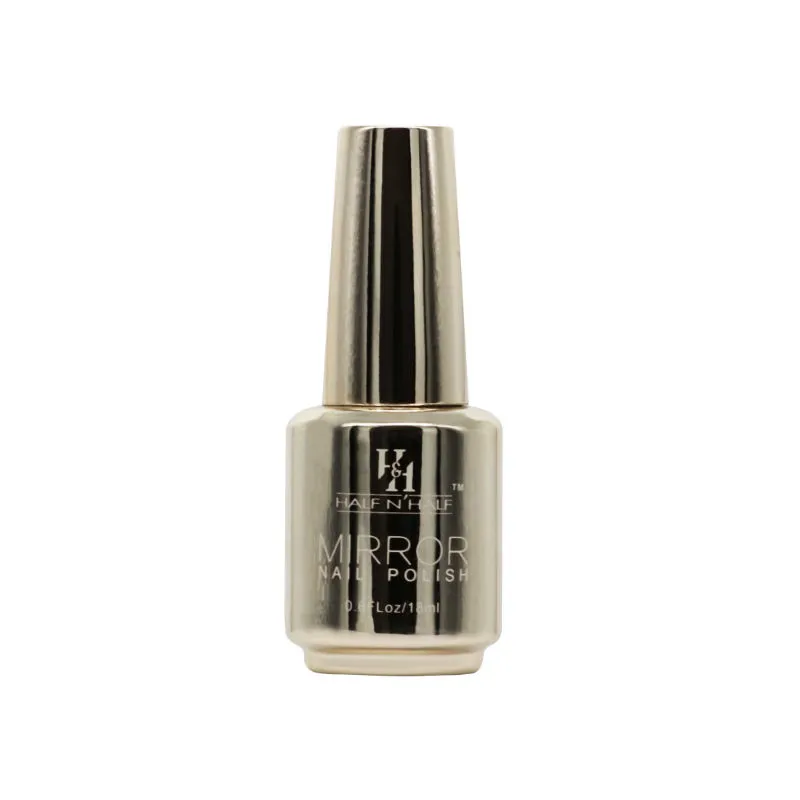 Half N Half Mirror Nail Polish - Dull-silver