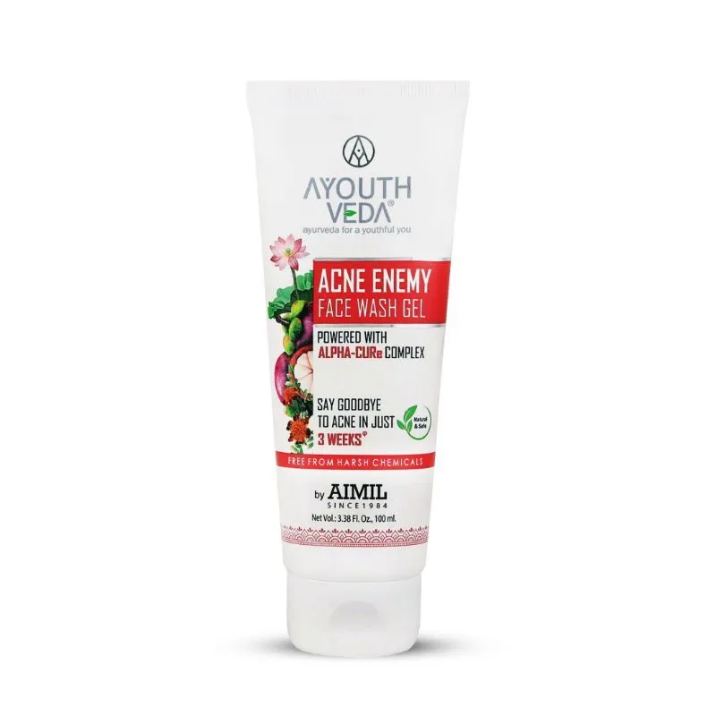 Ayouthveda Acne Enemy Face Wash Gel For Acne & Pimples