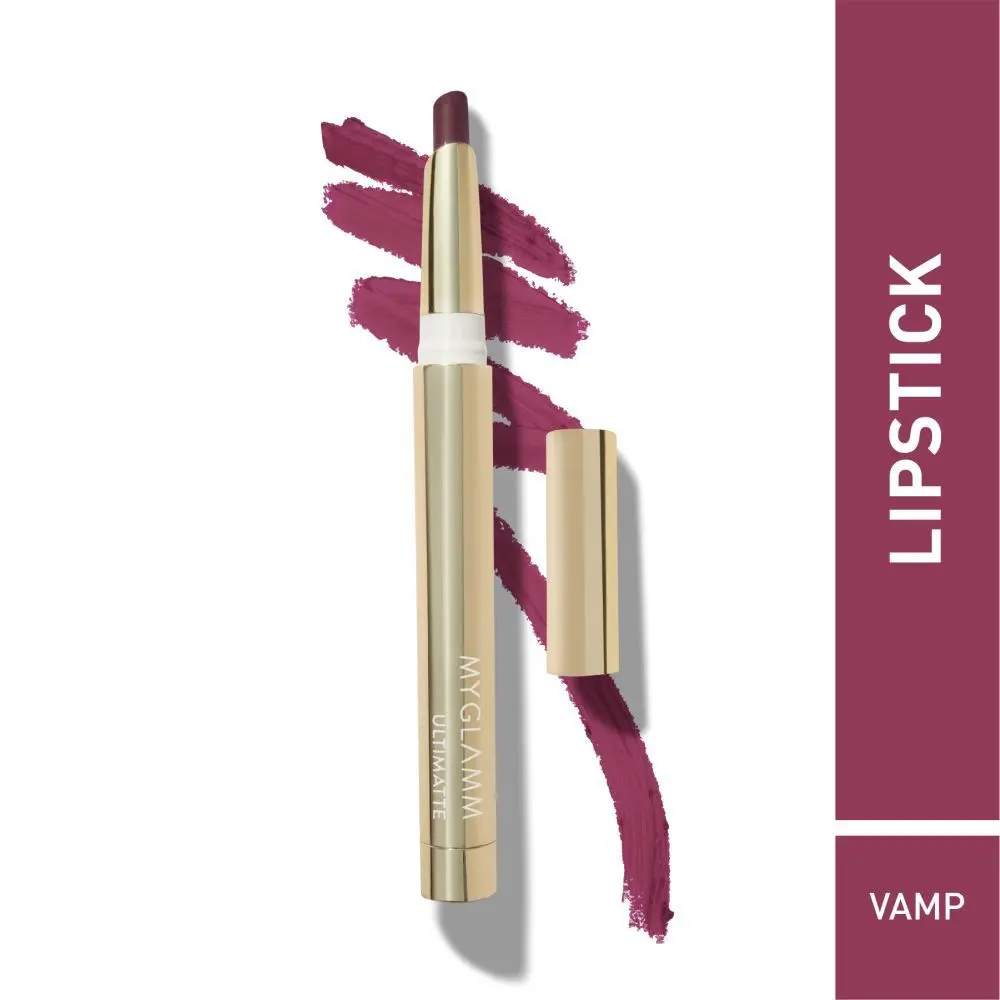 MyGlamm Ultimatte Long Stay Matte Lipstick-Vamp-1.3gm