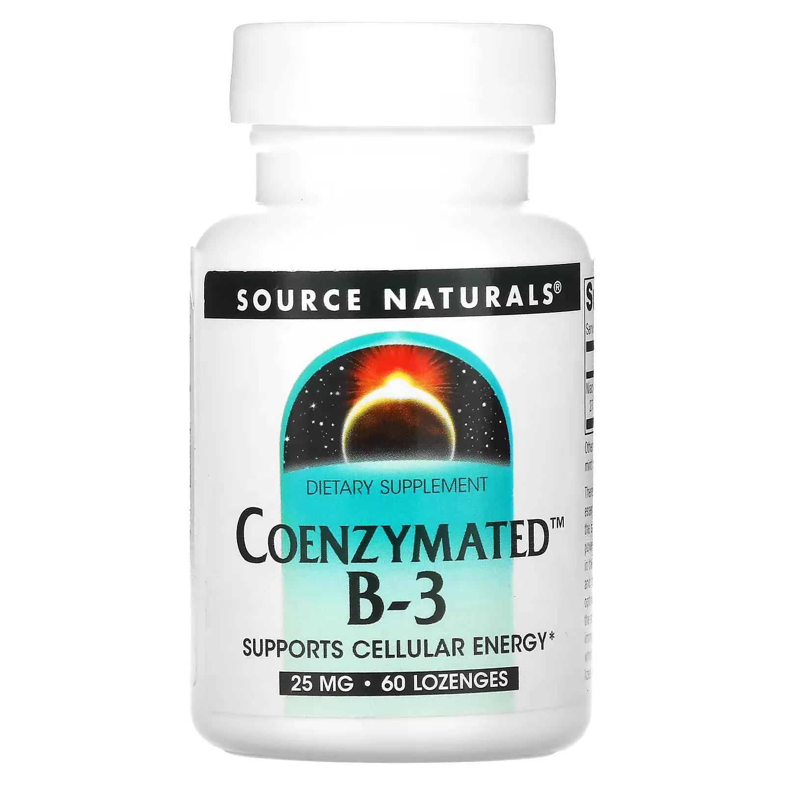 Coenzymated B-3, 25 mg, 60 Lozenges