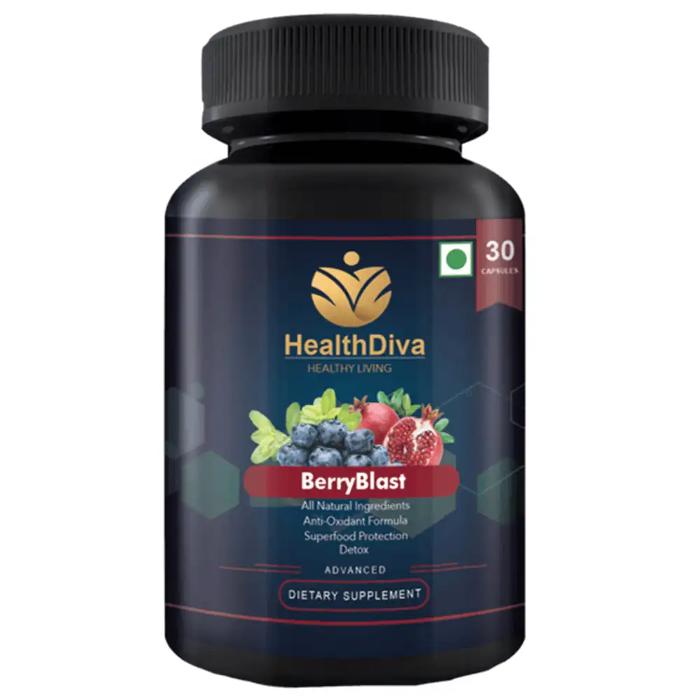 HealthDiva Berry Blast,  30 capsules  Unflavoured