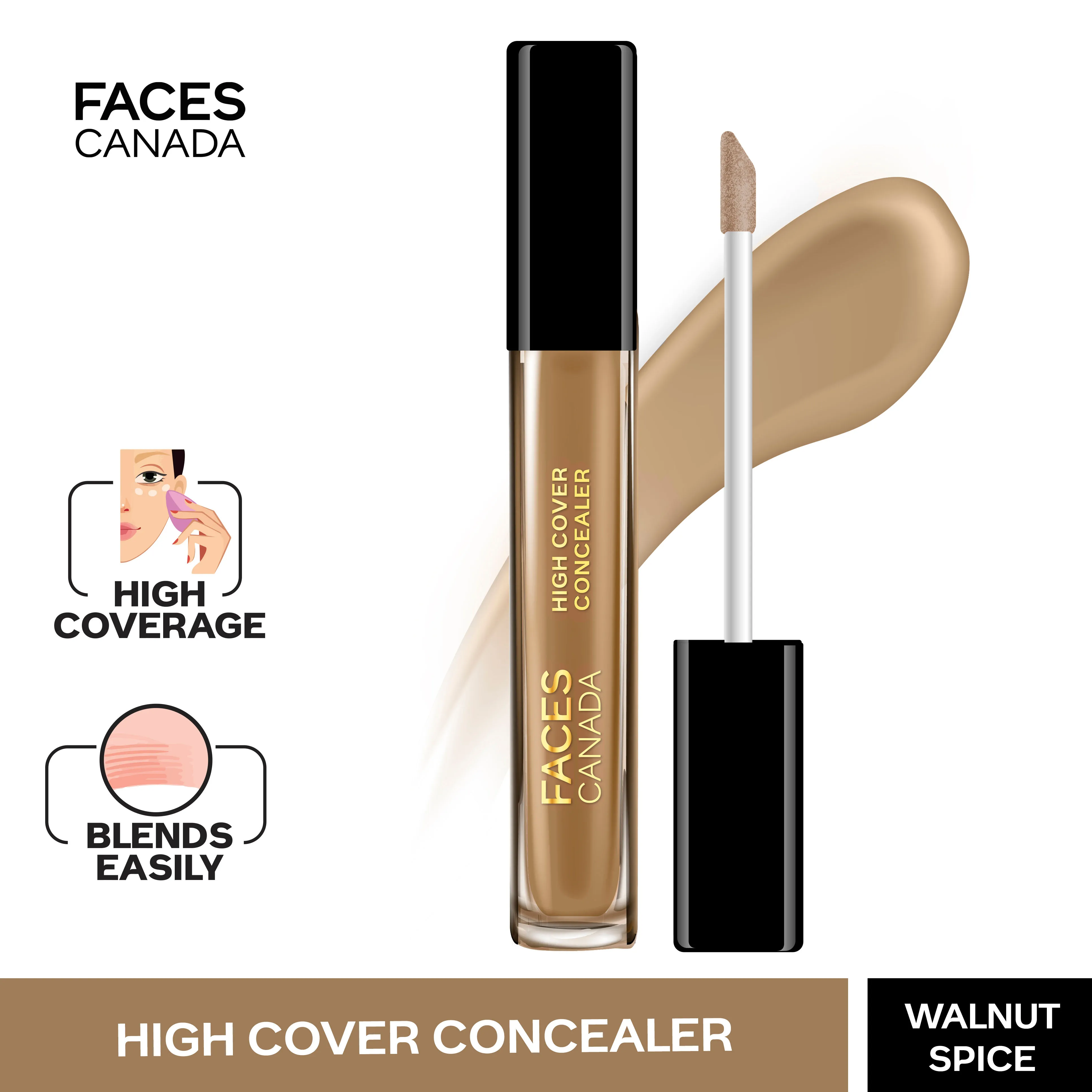 Faces Canada High Cover Concealer - Walnut Spice 05