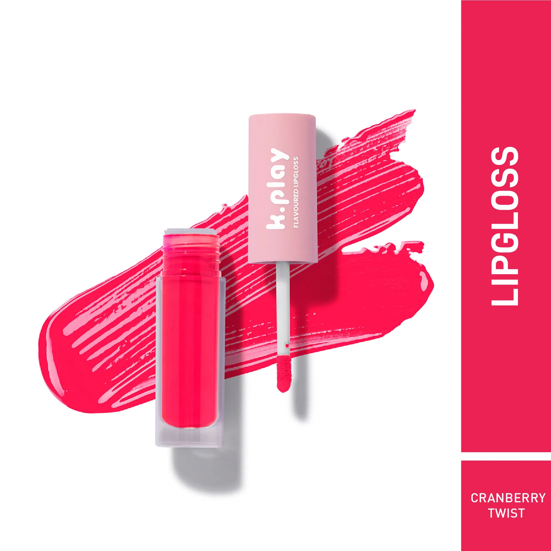 MyGlamm K.Play Flavoured Lipgloss-Cranberry Twist