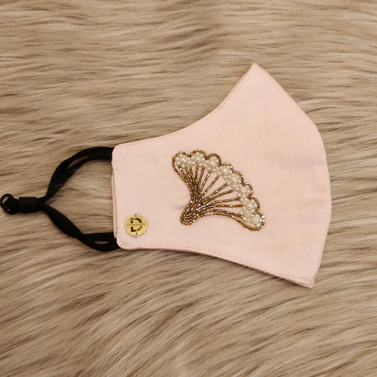 Diya Aswani Pink Dandellion Mask