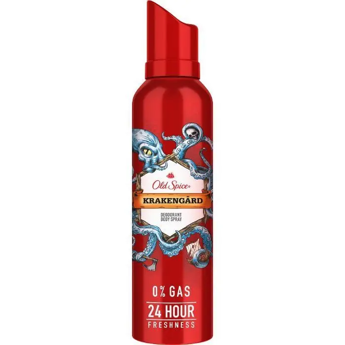 Old Spice Krakengard No Gas Deodorant Body Spray Perfume (140 ml)