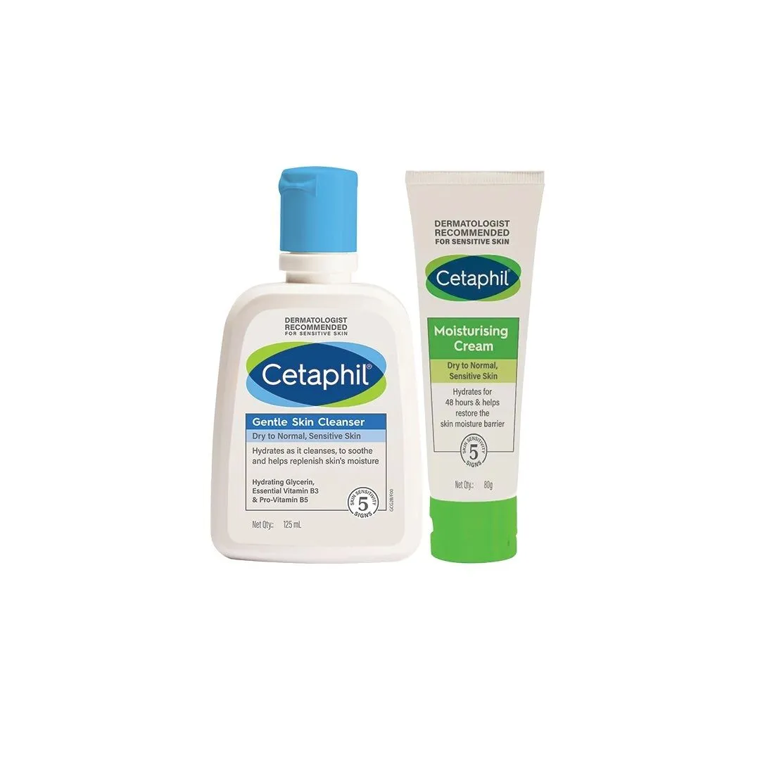 Cetaphil Gentle Cleansing & Moisturizing Combo