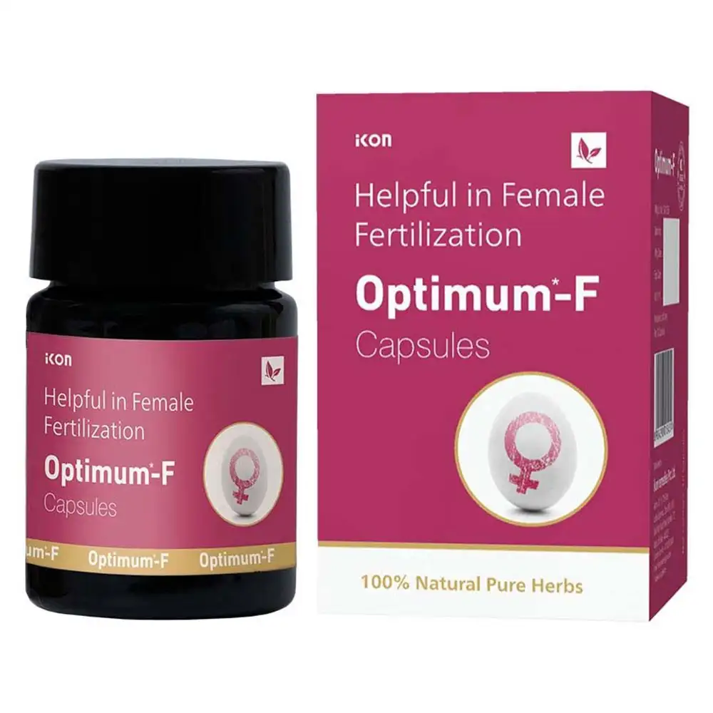 Optimum-F Female Fertilization,  10 capsules  Unflavoured (Pack of 3)