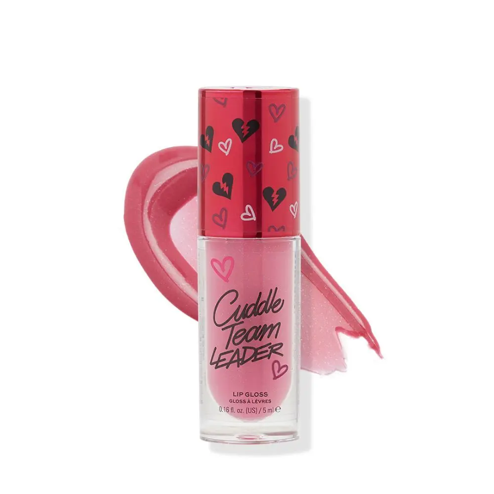 Makeup Revolution X Fortnite Cuddle Team Leader Pink Shimmer Lip Gloss (5 ml)