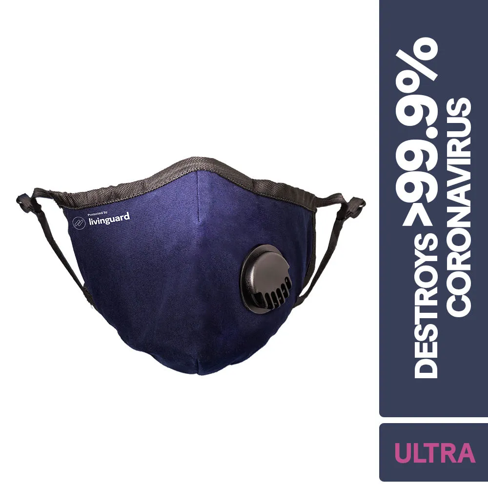 Livinguard Face Mask Ultra (M) - Bombay Blue