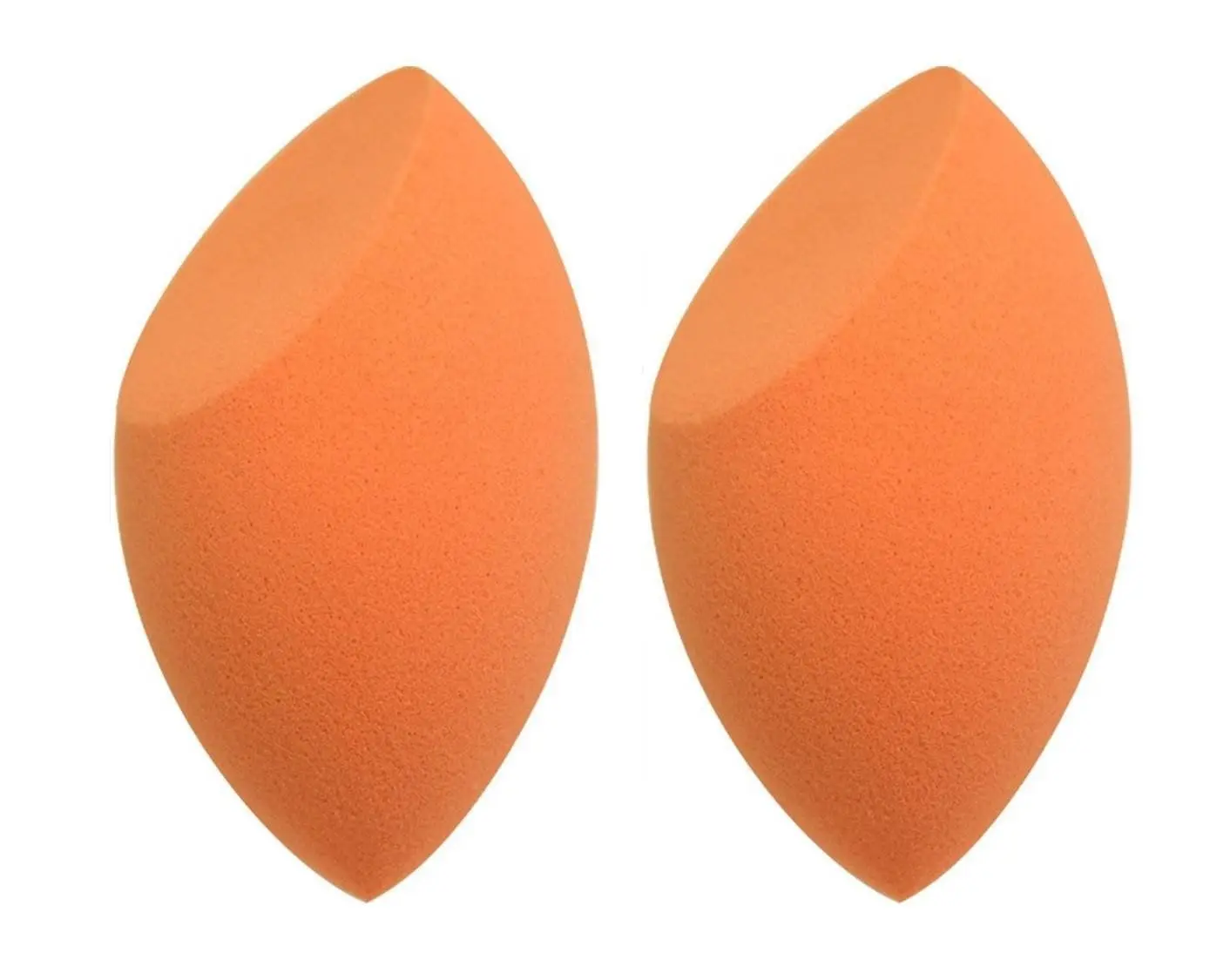 AY Cut Shape Make up Sponge Puff (Colour may Vary) - Pack of 2 Piece