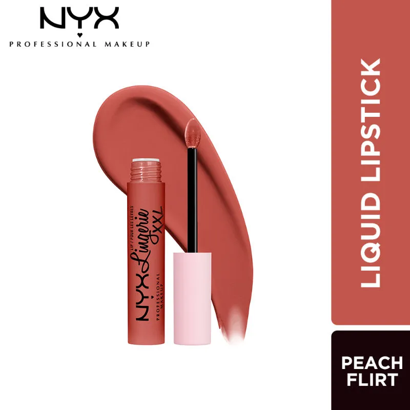 NYX Professional Makeup Lip Lingerie Xxl Matte Liquid Lipstick - Peach Flirt