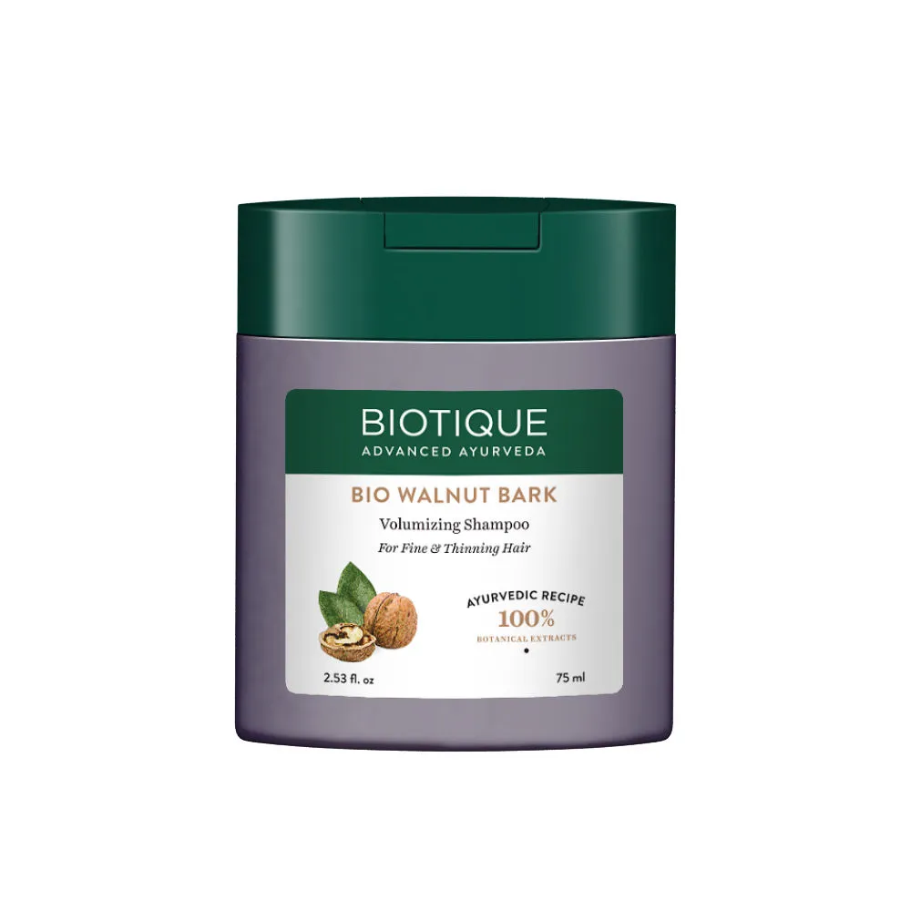 Biotique Bio Walnut Bark Volumizing Shampoo for Fine & Thinning Hair