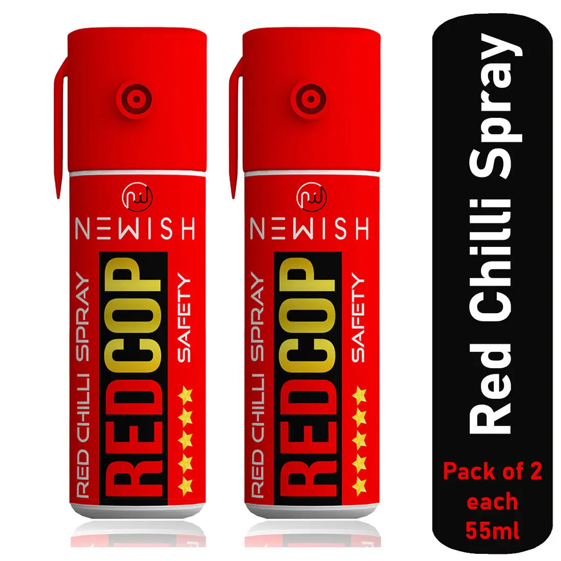 Newish : Powerful Red Chilli Spray Self Defence for Women Pack of 2 (Each : 55 ml / 35 g)