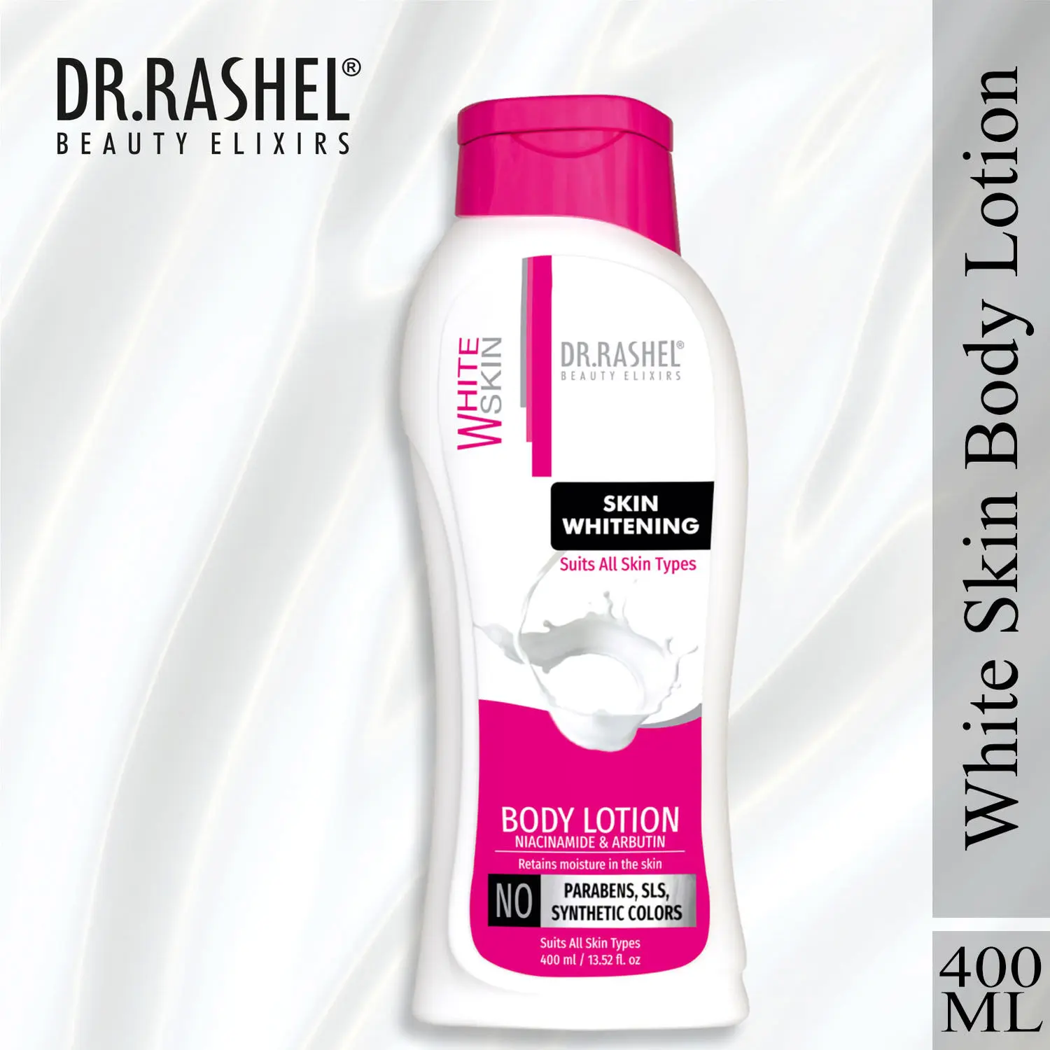 Dr.Rashel White Skin Skin Whitening Body Lotion Suits All Skin Types (400ml)