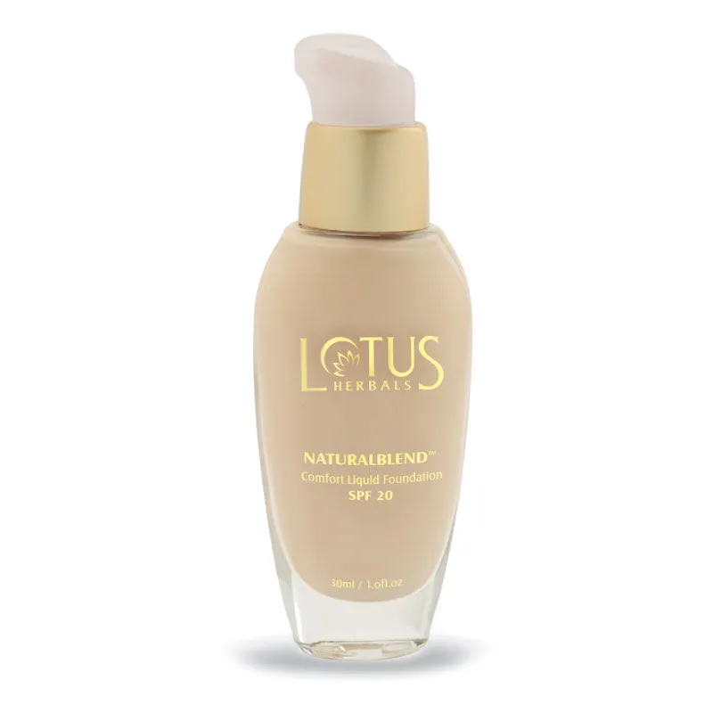 Lotus Make-Up Natural Blend Comfort Liquid Foundation SPF 20 - Soft Cameo (For Oily Skin)