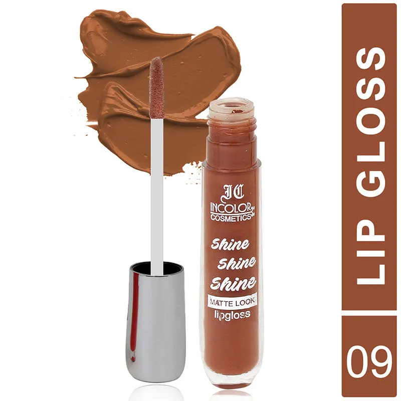 Incolor Shine Shine Shine Matte Lip Gloss - 9