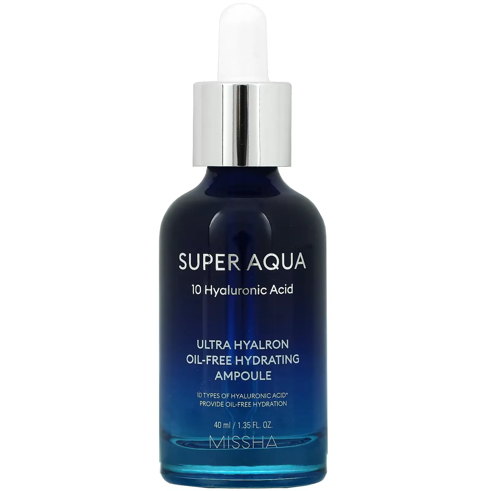 Super Aqua, Ultra Hyalron Oil-Free Hydrating Ampoule, 1.35 fl oz (40 ml)