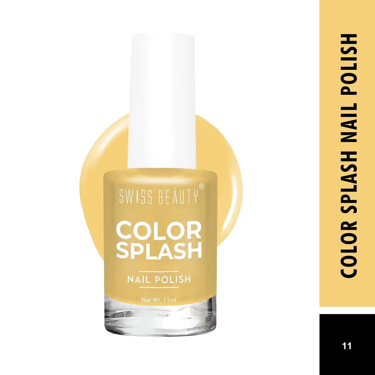 Swiss Beauty Color Splash Nail Polish Shade-11 (11 ml)