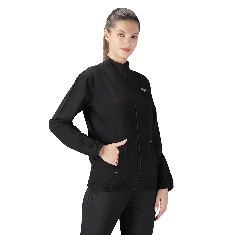 John Ally Winter Gym Jacket for Women,  Black  Large