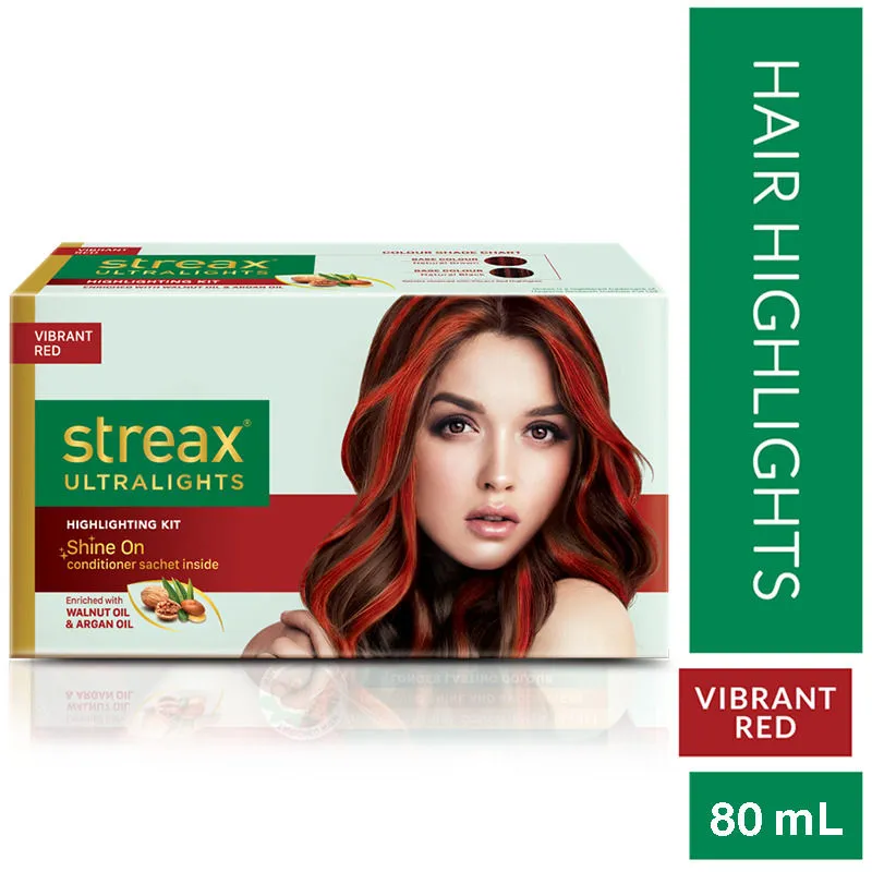 Streax Ultralights Highlighting Kit - Vibrant Red