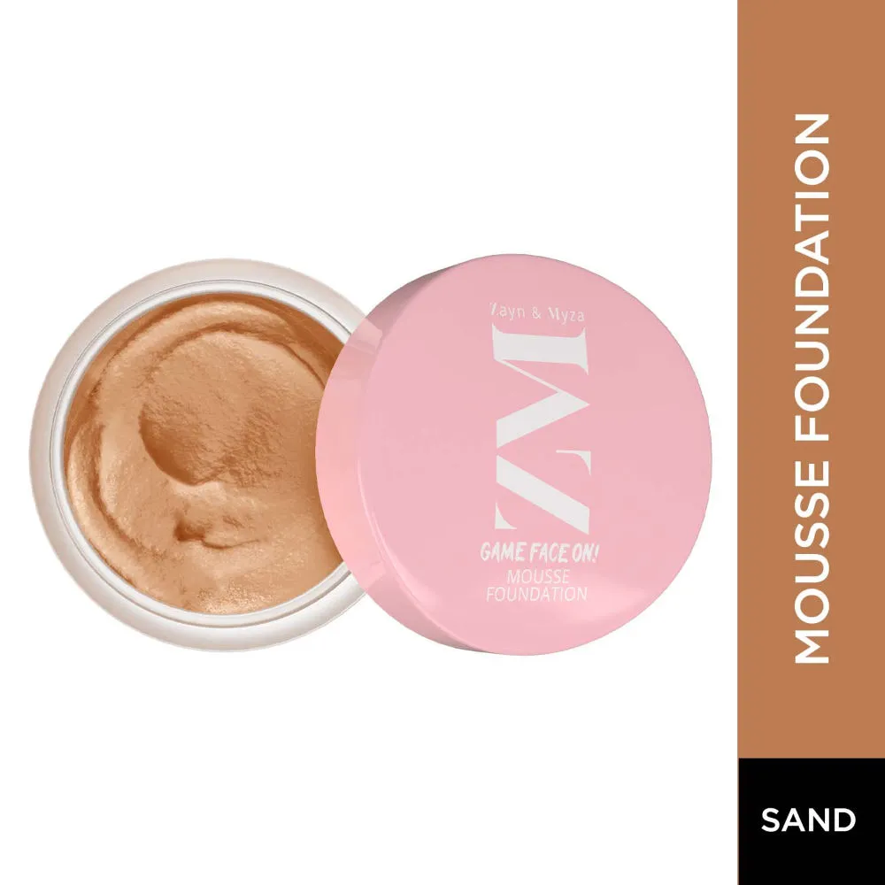 ZM Zayn & Myza Game Face On Mousse Foundation - Sand