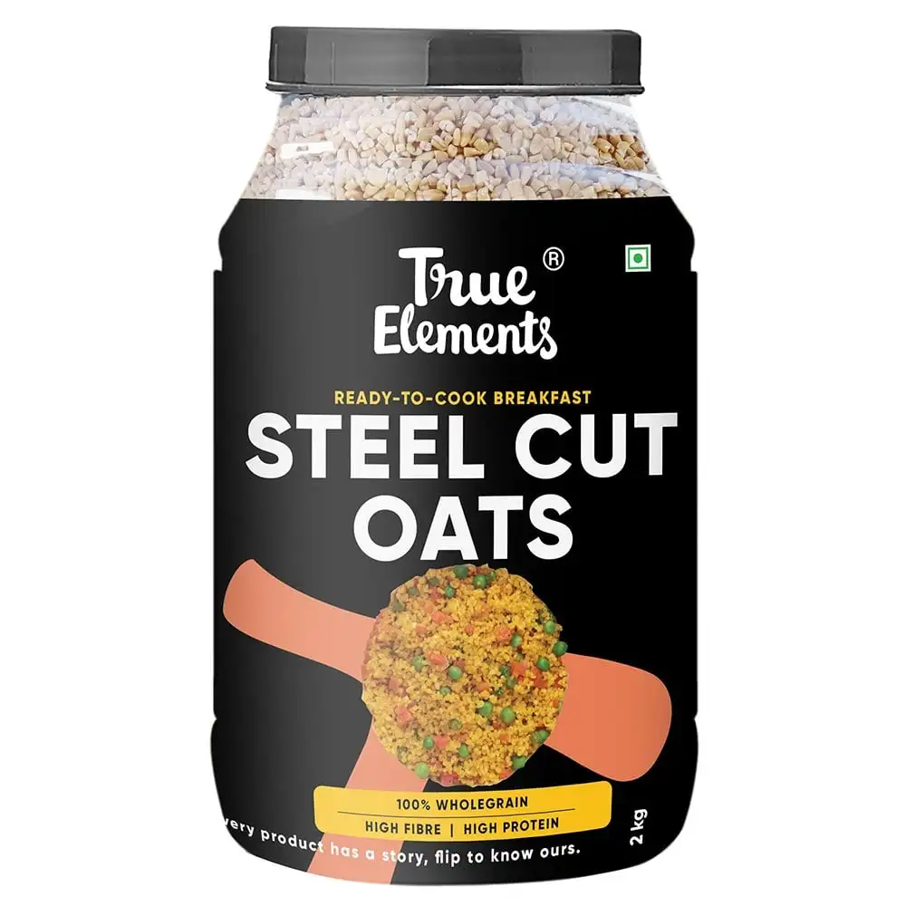 True Elements Gluten Free Steel Cut Oats,  2 kg  Unflavoured