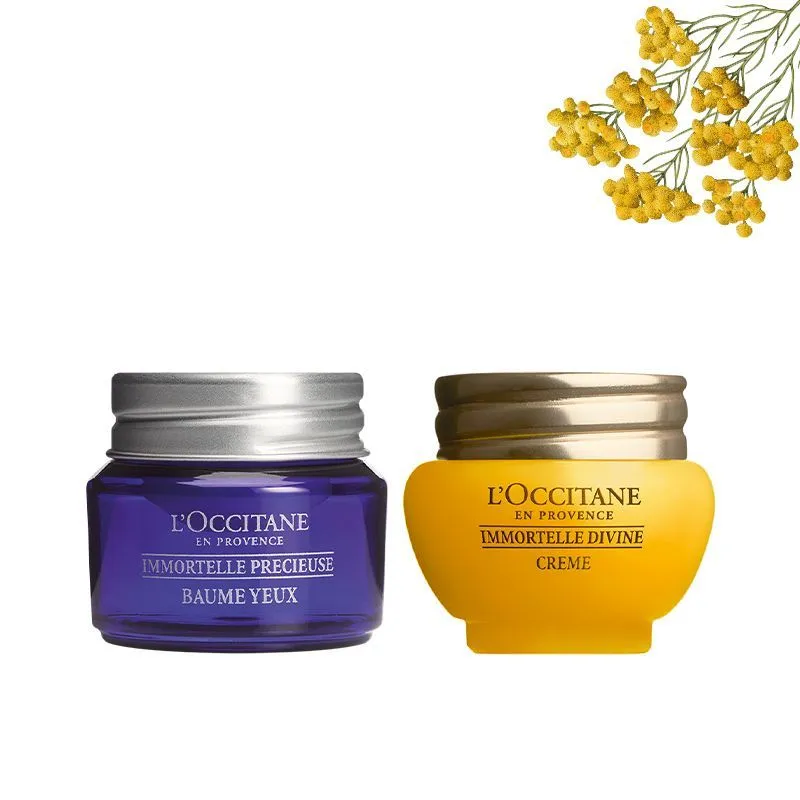 L'Occitane Immortelle Anti-Aging Face & Eye Cream Travel Pack