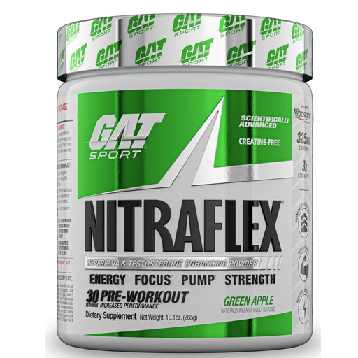 GAT Nitraflex w/ Nitrosigine - Green Apple - 30 Servings