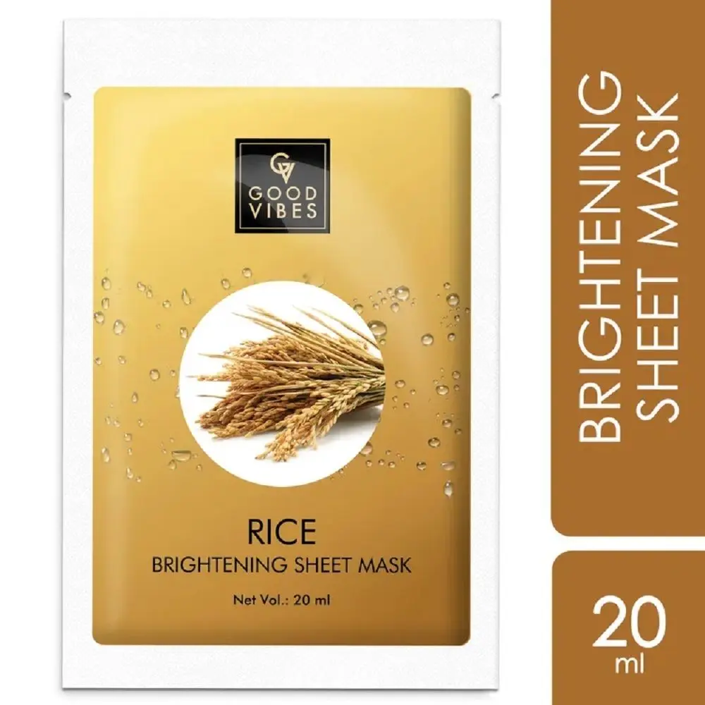 Good Vibes Brightening Sheet Mask - Rice (20 ml)