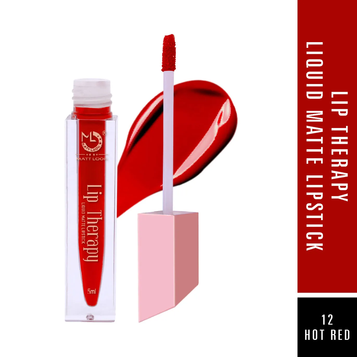 Matt look Lip Therapy Liquid Matte Lipstick - Hot Red