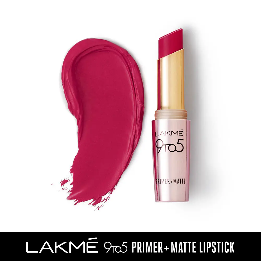 Lakme 9TO5 Primer + Matte Lip Color Rose Day 3.6 g