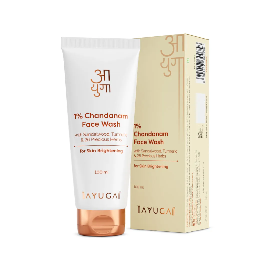 Ayuga 1% Chandanam Face Wash with Sandalwood & Turmeric