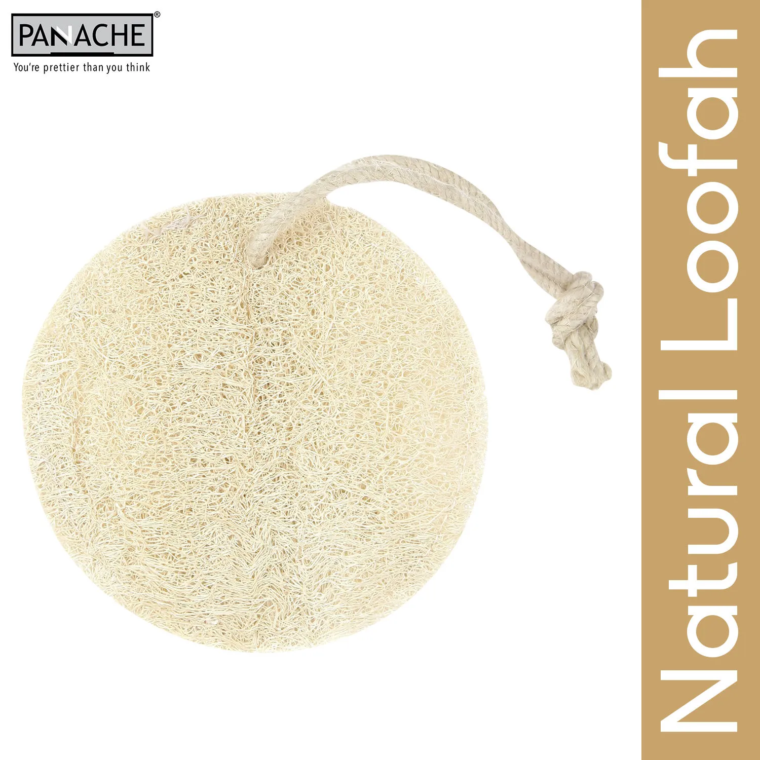 Panache Natural Round Loofah