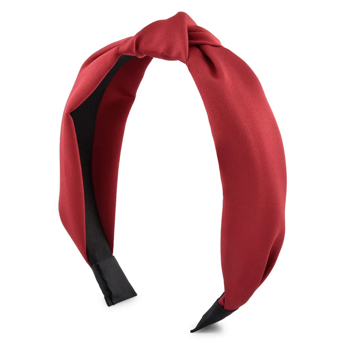 Toniq Elegant Red Satin Top Knot Hair Band For Women(OAWXXH90 D)