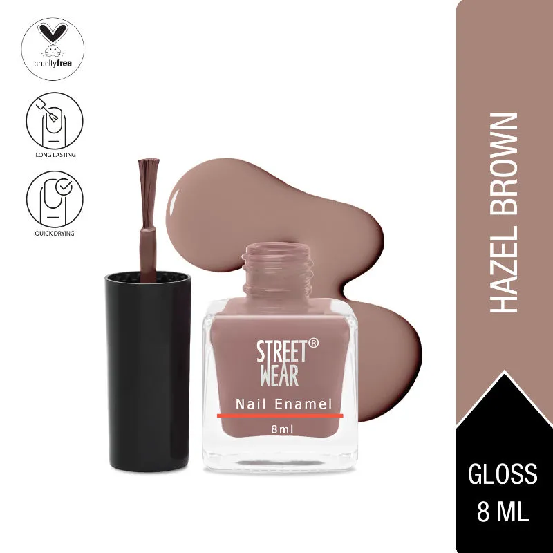 Street Wear Nail Enamel - Hazel Brown