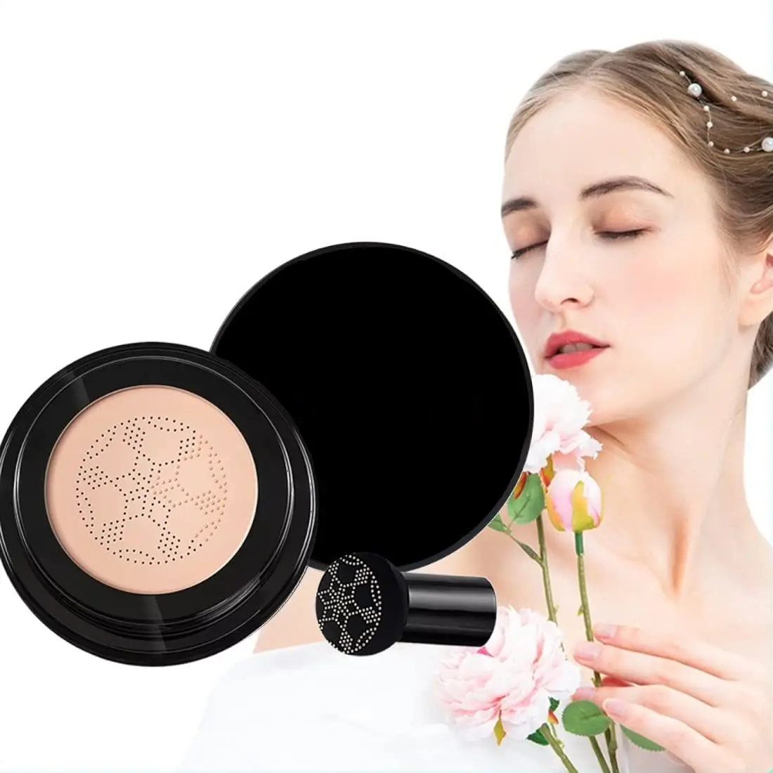 Me-On Angel Rose Water Beauty and Air CC Cushion Foundation