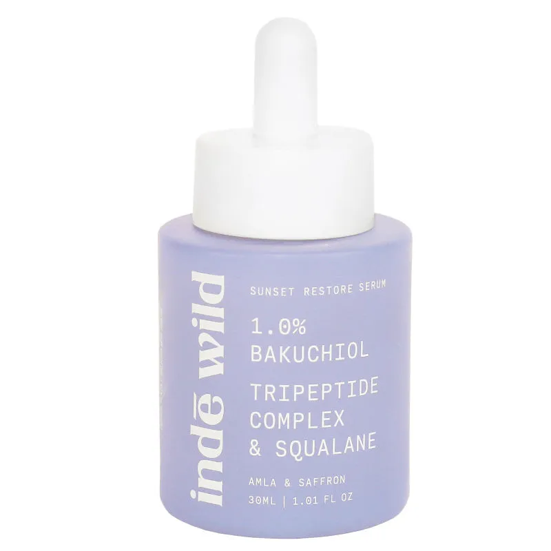 inde wild 1% Bakuchiol + 0.5% Tripeptide Restore PM Serum