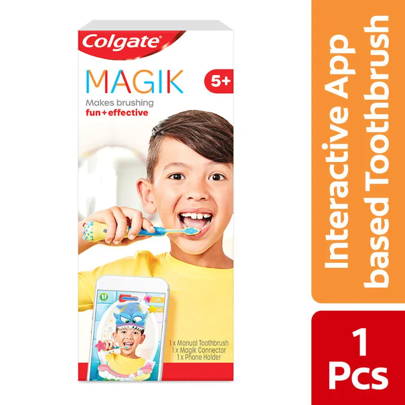 Colgate Magik Smart Toothbrush for Kids, with Toothbrush Timer